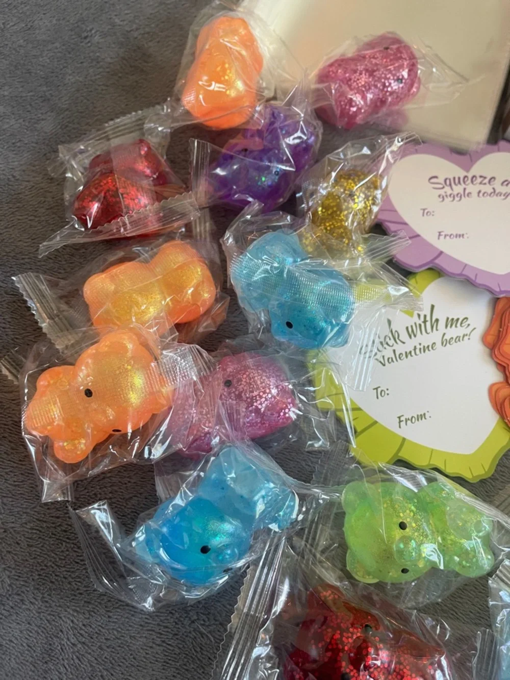 Stress-Relieving Squishy Bear Party Favor Pack - Multicolor nwt class party pack